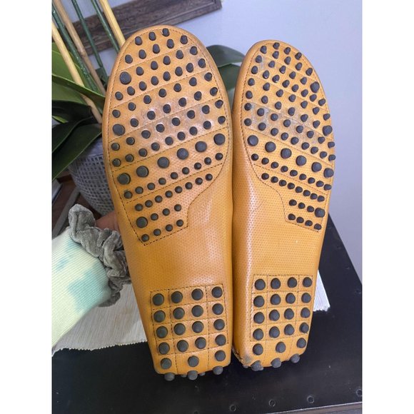 Carolina Herrera Leather Suede Driving Moccasins - Picture 8 of 10